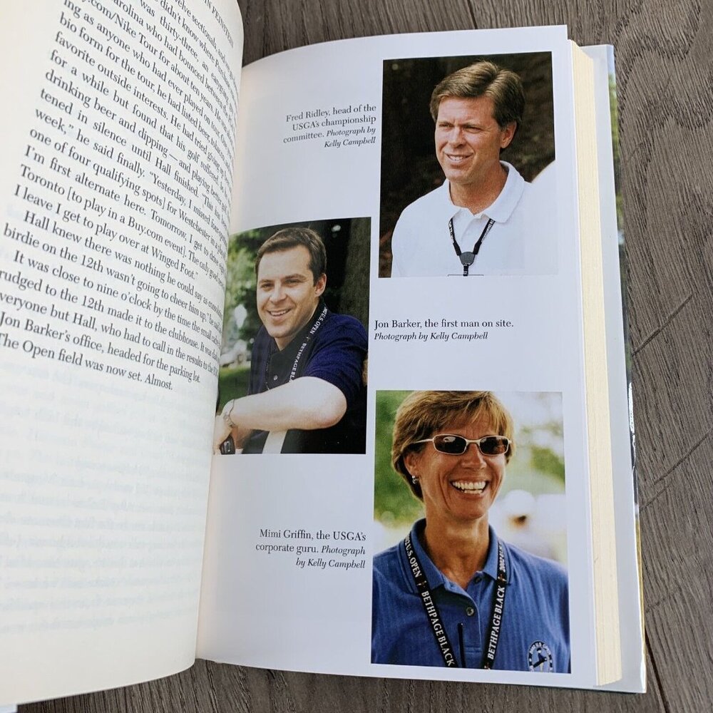 Open: Inside the Ropes at Bethpage Black by John Feinstein 2003 1st Ed HCDJ - Picture 9 of 9
